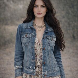 Madewell Distress Denim Jacket